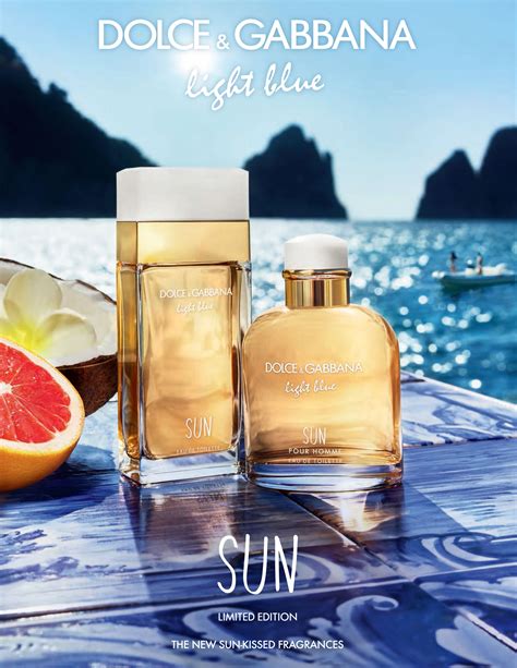 perfume dolce gabbana light blue sun|Dolce & Gabbana light blue fragrantica.